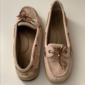 Roségold Sperry boat shoes, very good condition